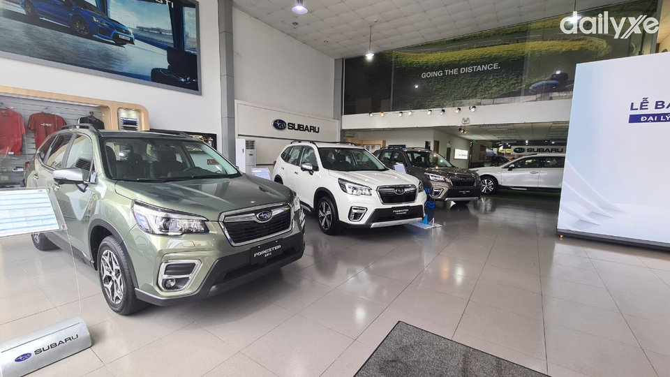 Showroom Subaru Hải Phòng được thiết kế không gian trưng bày cực kỳ thoáng đãng