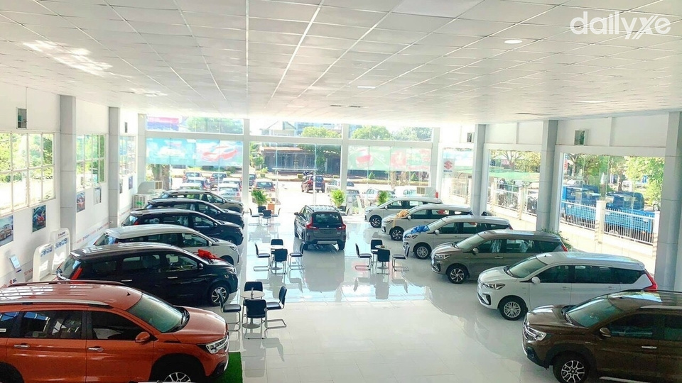 Phòng trưng bày xe của showroom Suzuki Kiên Giang