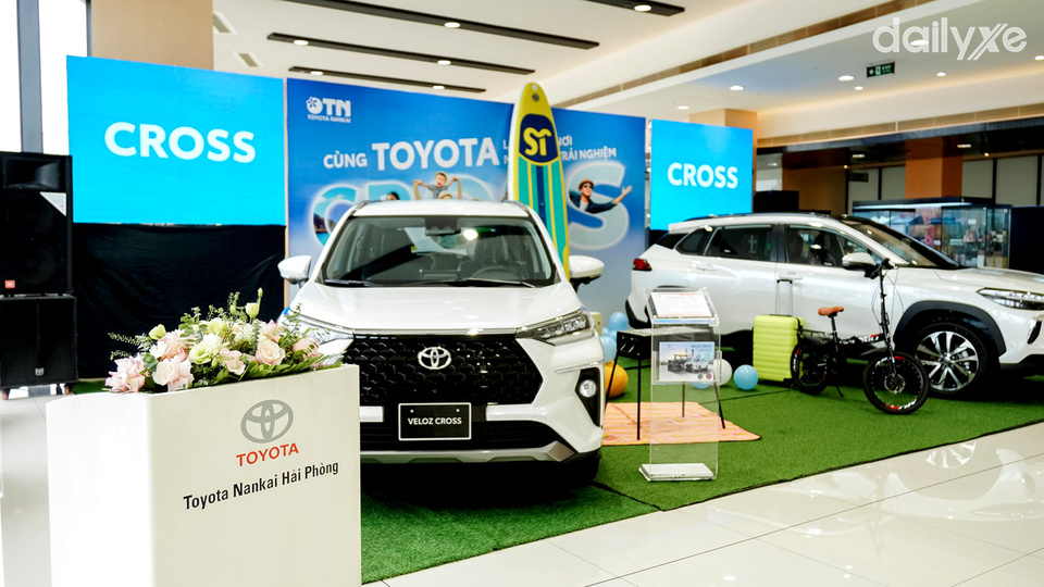 Phòng trưng bày xe của đại lý Toyota Nankai Hải Phòng