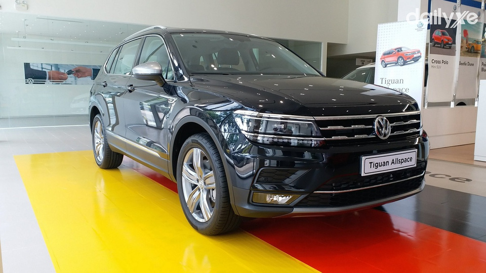 Khu vực trưng bày xe Volkswagen