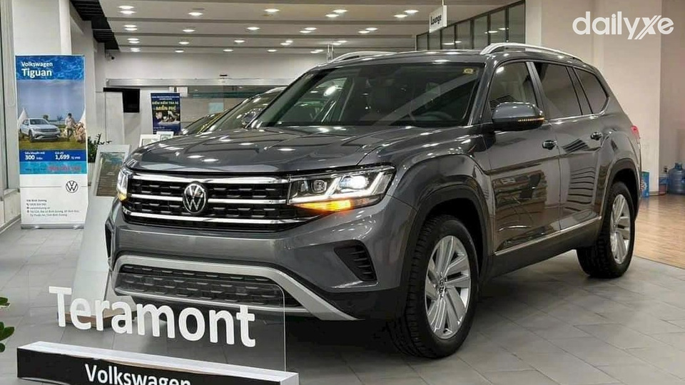 Khu vực trưng bày xe Volkswagen