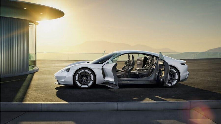 Porsche Mission E bản thương mại có thể mang tên Taycan - Hình 4 Porsche Mission E bản thương mại có thể mang tên Taycan - Hình 4