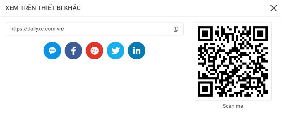 Chia sẽ cho bạn bè bằng QR Code Chia sẽ cho bạn bè bằng QR Code