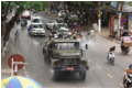 Quân đội khử trùng đường phố Hải Phòng