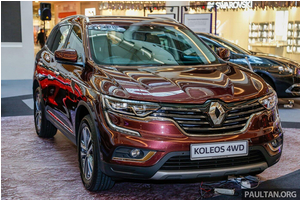 Renault Koleos 2017 chốt giá từ 47.200 USD tại Malaysia