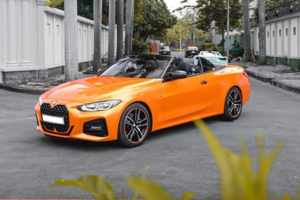 Sài Gòn: BMW 430i Convertible 2021 lột xác trong bộ cánh màu cam vô cùng bắt mắt