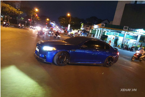 Sài Gòn: Rượt đuổi BMW M5 F10 độc nhất Việt Nam độ ngoại thất của 3D Design