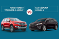 So sánh Ford Everest Titanium 2.0L 4WD AT và KIA Sedona Luxury G