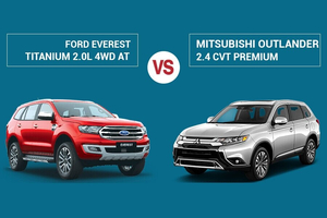 So sánh Ford Everest Titanium 2.0L và Mitsubishi Outlander 2.4