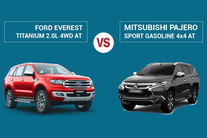 So sánh Ford Everest Titanium 2.0L và Mitsubishi Pajero Sport