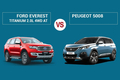So sánh Ford Everest Titanium 2.0L 4WD AT và Peugeot 5008 (2022)