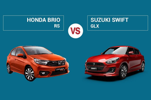 So sánh Honda Brio RS và Suzuki Swift GLX (2022)