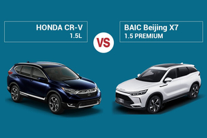 So sánh Honda CR-V 1.5L và BAIC Beijing X7 1.5 Premium: Nên chọn xe nào?