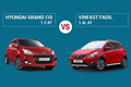 So sánh VinFast Fadil 1.4L AT và Hyundai Grand i10 1.2 AT (2022)