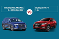 So sánh Hyundai Santa Fe 2.4 Xăng Cao Cấp và Honda HR-V 1.8L