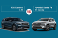 So sánh KIA Carnival và Hyundai Santa Fe nên mua xe nào ?