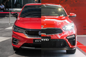 So sánh Kia Cerato Luxury và Honda City RS ở tầm giá 600 triệu đồng