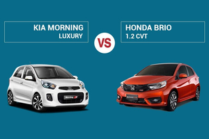 So sánh KIA Morning Luxury và Honda Brio RS (2022)