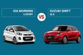So sánh KIA Morning Luxury và Suzuki Swift GLX (2022)