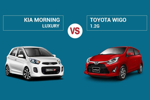 So sánh KIA Morning Luxury và Toyota Wigo 1.2G AT (2022)
