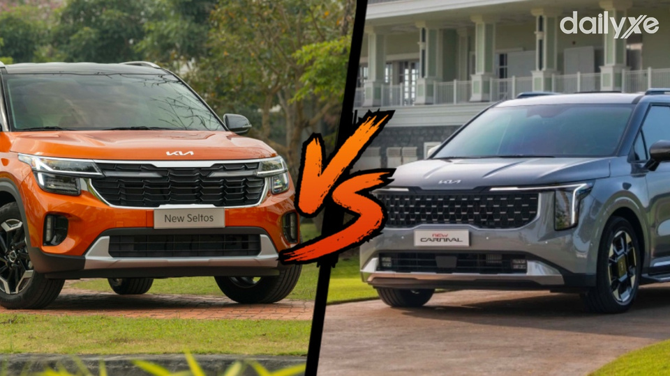 So sánh KIA Seltos và KIA Carnival: Nên chọn mua xe nào?