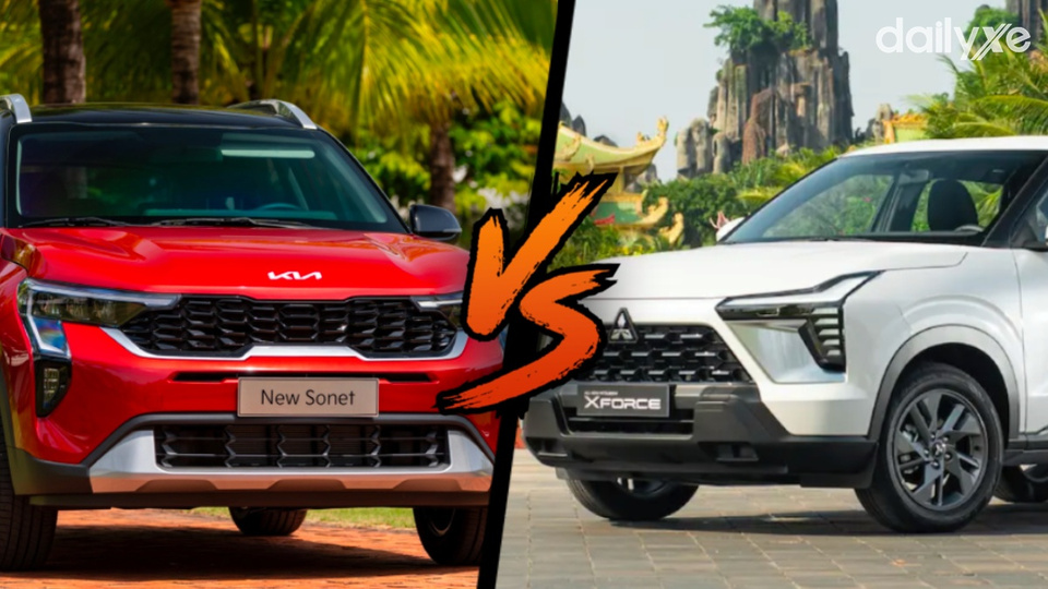 So sánh KIA Sonet và Mitsubishi Xforce: Nên chọn mua xe nào?