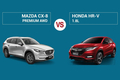 So sánh Mazda CX-8 Premium AWD và Honda HR-V 1.8 L (2022)