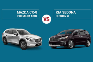 So sánh Mazda CX-8 Premium AWD và KIA Sedona Luxury G (2022)