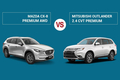 So sánh Mazda CX-8 Premium AWD và Mitsubishi Outlander 2.4 CVT
