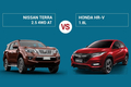 So sánh Nissan Terra 2.5 4WD AT và Honda HR-V 1.8L (2022)