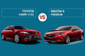 So sánh Toyota Camry 2.5Q và Mazda 6 Premium (2022)