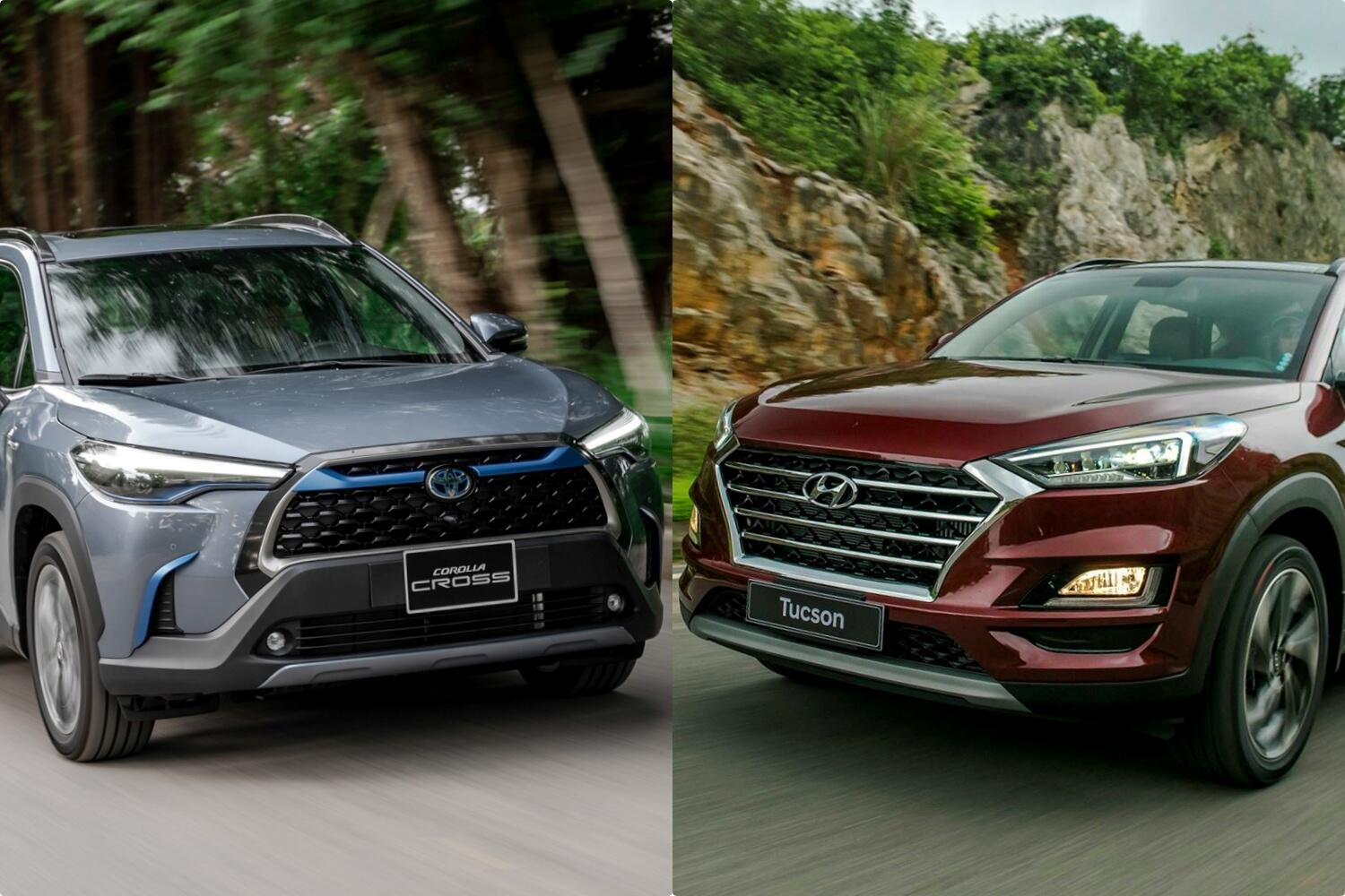 So Sanh Toyota Corolla Cross Va Hyundai Tucson Suv Tầm Gia 1 Tỷ đồng Dailyxe