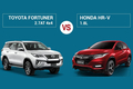 So sánh Toyota Fortuner 2.7AT 4×4 và Honda HR-V 1.8L (2022)