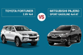So sánh Toyota Fortuner 2.7AT 4×4 và Mitsubishi Pajero Sport