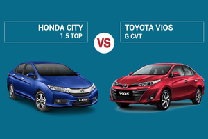 So Sánh Toyota Vios G CVT và Honda City 1.5 TOP (2022)