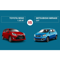 So sánh Toyota Wigo 1.2G AT và Mitsubishi Mirage CVT: Nên chọn xe nào?