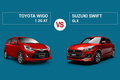So sánh Toyota Wigo 1.2G AT và Suzuki Swift GLX (2022)