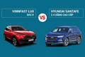 So sánh VinFast LUX SA2.0 và Hyundai SantaFe 2.4 Xăng Cao Cấp
