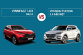 So sánh VinFast LUX SA2.0 và Hyundai Tucson 2.0 Đặc Biệt (2022)