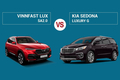 So sánh VinFast LUX SA2.0 và KIA Sedona Luxury G (2022)