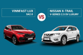 So sánh VinFast LUX SA2.0 và Nissan X-Trail V-series 2.5 (2022)