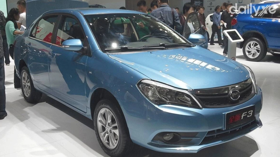 BYD F3 đã trở thành mẫu xe thành phẩm đầu tiên của hãng