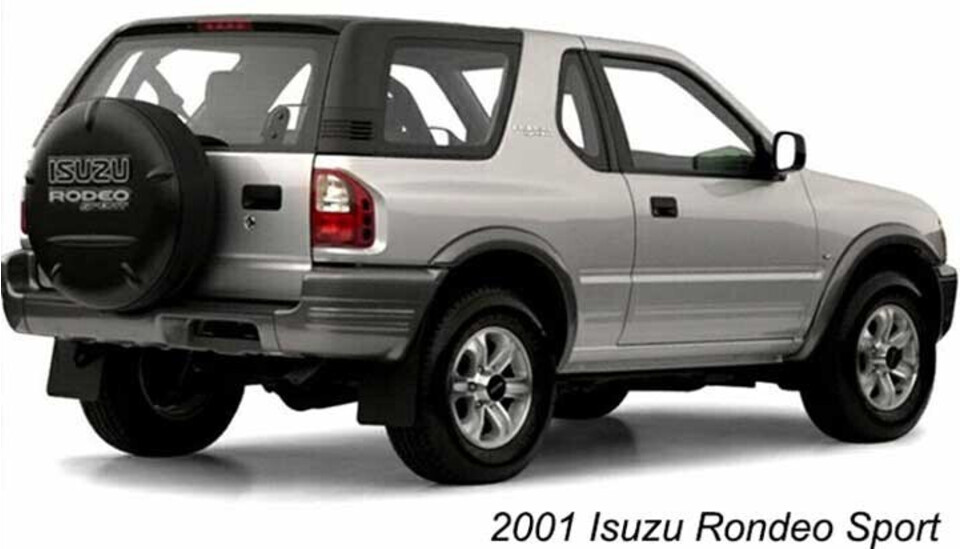 Isuzu Rondeo Sport Isuzu Rondeo Sport
