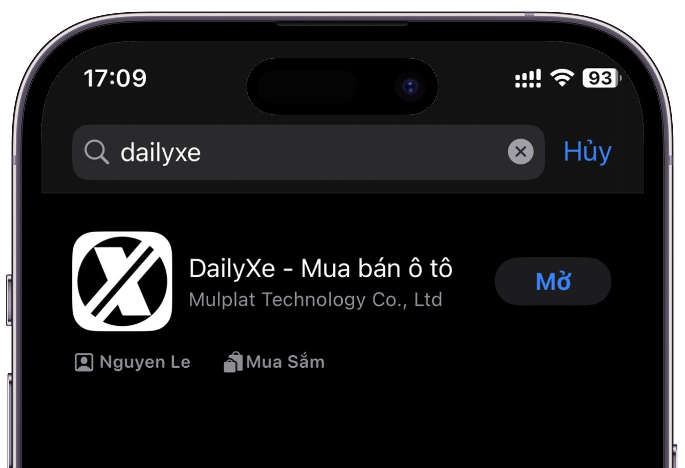 Cài đặt qua AppStore hoặc CHPlay