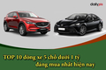 TOP 10 dòng xe 5 chỗ dưới 1 tỷ đáng mua nhất hiện nay