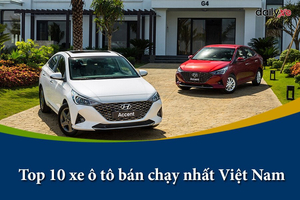 Top 10 xe ô tô bán chạy nhất Việt Nam hiện nay