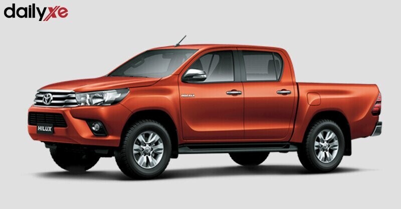 Bán tải Toyota Hilux 2019  Hilux 28Q 2019 nhập khẩu Thái Lan với màu cam  ánh kim cực đẹp  YouTube