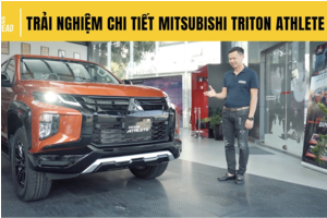 Trải nghiệm chi tiết Mitsubishi Triton Athlete với nội thất màu Hermès cực chất