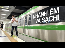 Trải nghiệm một vòng Hà Nội bằng tàu sắt trên cao Cát Linh - Hà Đông: Vận hành êm ái, không gian sạch sẽ