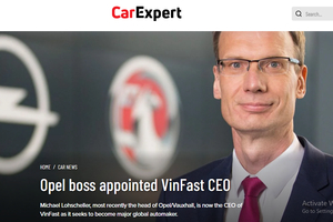 Truyền thông quốc tế nói gì về tân CEO VinFast toàn cầu?